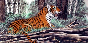 tigre 7 Peinture à l'huile